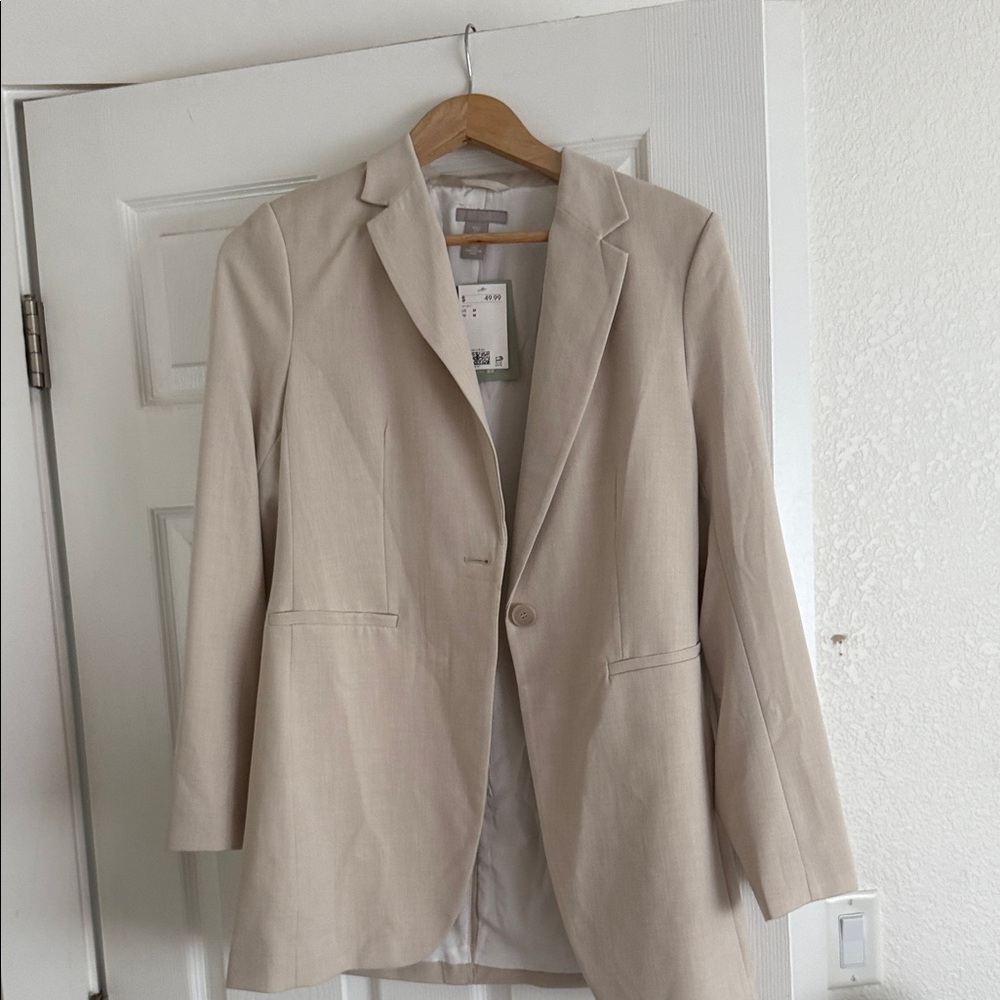 H&M Light Beige Blazer